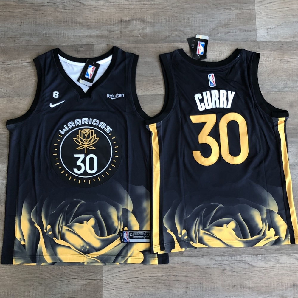 2023/2024 Golden State Warriors Steph Curry Nike Swingman City Edition Jersey